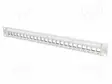 PATCH PANEL - KEYSTONE - HARMAA - PORTTIEN LUKU: 24 - 19" - CAT: 5E,6,6A - Tietokonetarvikkeet - muut - DN-91410-LF - 1