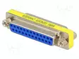 ADAPTERI - D-SUB 25PIN PISTORASIA,MOLEMMIN PUOLIN - Tietokonekaapelit ja -adapterit - GCM-25F25F - 1