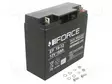 AKKU: LYIJYHAPPO - 12V - 18AH - AGM - AUTOMAATTINEN - 181X77X167MM - EF - Lyijyhyytelöakut - ACCU-EF18-12ECF - 1