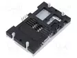 LIITIN: KORTTEJA VARTEN - SMART CARD - PUSH-PULL - THT - PCB - KULLATTU - Korttiliittimet - 7434L0825S01LF - 2