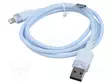KAAPELI - USB 2.0 - APPLE LIGHTNING-PISTOKE,USB A PISTOKE - 1M - USB kaapelit ja adapterit - LANSF - 1