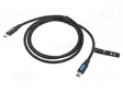 KAAPELI - USB 2.0 - USB B PIENOISPISTOKE,USB C PISTOKE - 1M - MUSTA - USB kaapelit ja adapterit - COWBF - 1