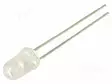 LED - PUNAINEN - 5MM - 60MCD - 35° - 1,7VDC - Pyöreät LEDit - 5SRC-F - 1