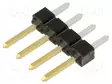 PIIKKIRIMALIITIN - PIN-LIITIN - UROS - PIN: 4 - THT - BERGSTIK - SUORA - 2,54MM - Piikkirimaliittimet - 77311-118-04LF - 1