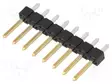 PIIKKIRIMALIITIN - PIN-LIITIN - UROS - PIN: 8 - THT - BERGSTIK II - SUORA - 1X8 - Piikkirimaliittimet - 68000-208HLF - 1