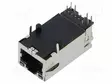 LIITIN: RJ45 - PISTORASIA - PIN: 8 - CAT: 5E - SUOJATTU - 8P8C - THT - RJ liittimet - 0826-1G1T-23-F - 2