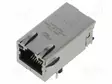 LIITIN: RJ45 - PISTORASIA - PIN: 8 - CAT: 5E - SUOJATTU - 8P8C - THT - RJ liittimet - 0826-1K1T-43-F - 1