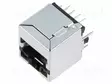 LIITIN: RJ45 - PISTORASIA - PIN: 8 - CAT: 5 - SUOJATTU - 8P8C - THT - SUORA - RJ liittimet - SI-46001-F - 1