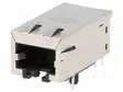 LIITIN: RJ45 - PISTORASIA - PIN: 8 - CAT: 5 - SUOJATTU,POE - 8P8C - THT - RJ liittimet - 0813-1X1T-57-F - 1