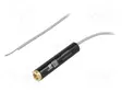 LASERMODUULI - 17MW - PUNAINEN - PISTE - 635NM - 4,5÷6VDC - 30÷150MA - Lasermodulit - FP-D-635-17-C-F - 1
