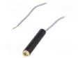 LASERMODUULI - 1MW - PUNAINEN - PISTE - 670NM - 4,5÷6VDC - 30÷150MA - Lasermodulit - FP-D-670-1-C-F - 1