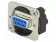 SOVITUS: D-SUB LIITIN - D-SUB 9PIN NAARAS,MOLEMMIN PUOLIN - HOPEA - D liittimet - EHDB9FF - 1