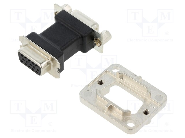 CONNECTOR D-SUB FEEDTHROUGH 15P F-F - Erikoisliittimet - NTR-NADB15FF - 1