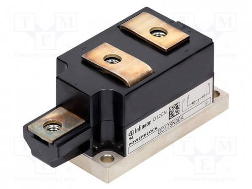 DIODI/TYRISTORI MODUULI - 2,2KV - 215A - BG-PB50-1 - UFMAX: 1,8V - Tyristorit ja Triacit - TD215N22KOF - 1