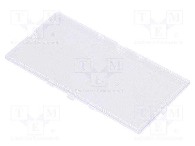 ETUPANEELI - ILMAN KEHYSTÄ,VARREN KANSSA - LÄPINÄKYVÄ - DIN kiskokotelot - IT-P05050721F - 1