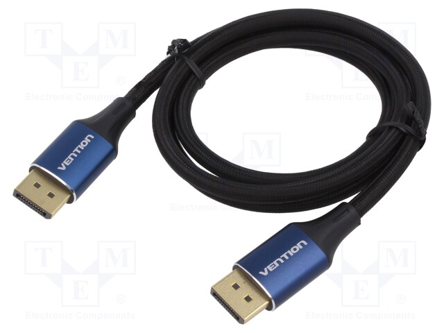 KAAPELI - DISPLAYPORT-PISTOKE,MOLEMMIN PUOLIN - PVC - TEKSTIILI - HDMI, DVI, DisplayPort johdot - HCELF - 1