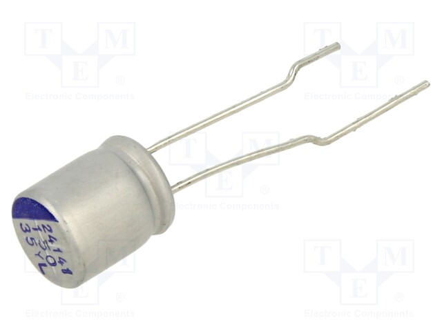KONDENSAATTORI: HYBRIDI-THT - -55÷125°C - ±20% - Ø8X9,5MM - 150UF - THT-hybridikondensaattorit - YL1V157M0809MPF - 1