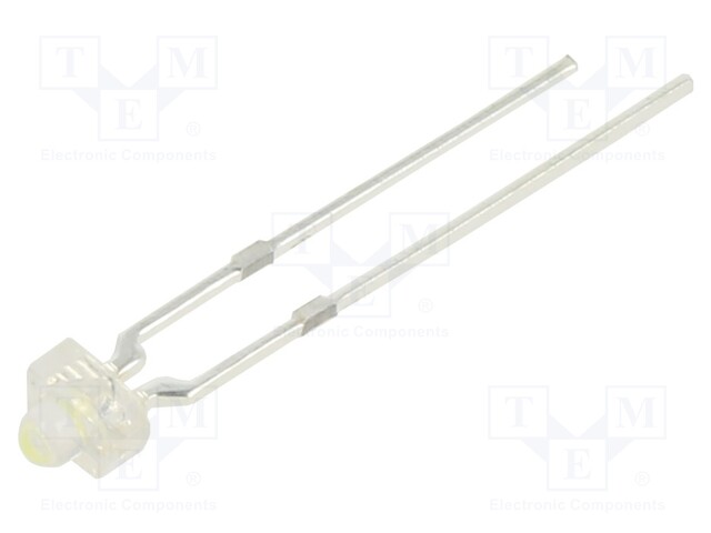 LED - KYLMÄVALKOINEN - 1,8MM - 2180÷3000MCD - 15° - ETUOSA: KUPERA - THT - Ultrakirkkaat LEDit - OSW54K7311F - 1