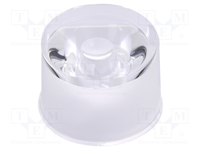 LED-LINSSI - PYÖREÄ - VÄRITÖN - 60° - VARREN KANSSA - Linssit LEDeille - OEHW2060GF - 1