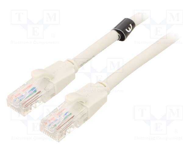 PATCH KAAPELI - U/UTP - CAT 6 - RJ45-PISTOKE,MOLEMMIN PUOLIN - CCA - 1M - RJ45 Ethernet kaapelit - IBEHF - 1
