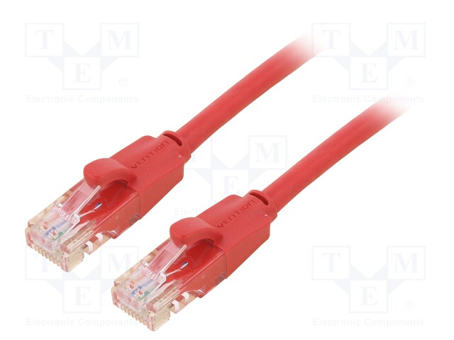 PATCH KAAPELI - U/UTP - CAT 6 - RJ45-PISTOKE,MOLEMMIN PUOLIN - CCA - 1M - RJ45 Ethernet kaapelit - IBERF - 1