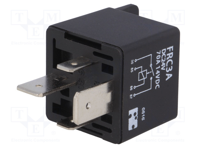 RELE - SPST-NO - UKELAN: 24VDC - 70A - AUTOSULAKE - Autoreleet - FRC3-24F - 1