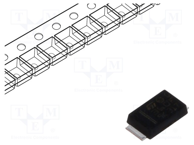 SCHOTTKY TASASUUNTAUSDIODI - SOD128 - SMD - 60V - 3A - RULLA,TEIPPI - Diodit - STPS360AF - 1