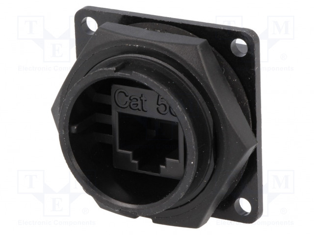 LIITIN: RJ45 - SOVITIN - DC - PIN: 8 - CAT: 5E - SUOJAAMATTOMAT - 8P8C - RJ liittimet - DCP-RJ5B-F - 1