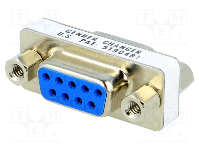 SOVITUS: ADAPTERI - D-SUB 9PIN NAARAS,MOLEMMIN PUOLIN - D liittimet - DMGC-0909-FF - 1