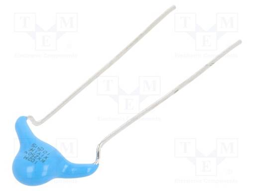 KERAAMINEN KONDENSAATTORI - X1,Y1 - 1NF - 250VAC - ±20% - THT - 10MM - Keraamiset kondensaattorit - DE1E3KX102MA4BN01F - 1