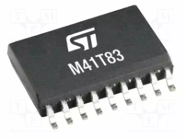 IC: DIGITAALINEN - KELLO/KALENTERI - 2,7÷5,5VDC - SOX18 - -40÷85°C - RTC-piirit - M41T83RMY6F - 1