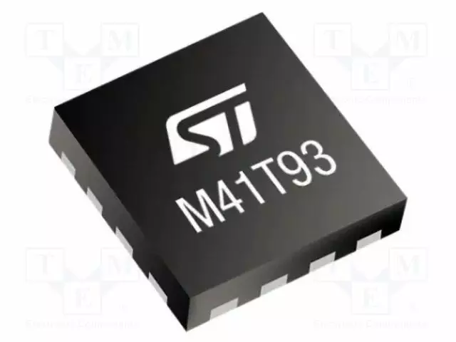 IC: RTC-MIKROPIIR - KELLO/KALENTERI - SPI - NV SRAM - 7BSRAM - VFQFPN16 - RTC-piirit - M41T93RQA6F - 1