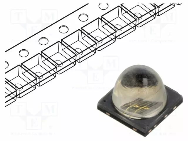 IR-LÄHETIN - 3838 - 940÷970NM - LÄPINÄKYVÄ - 650MW - 50° - 1,4VDC - SMD - IR LEDit - N0F66S93BF - 1