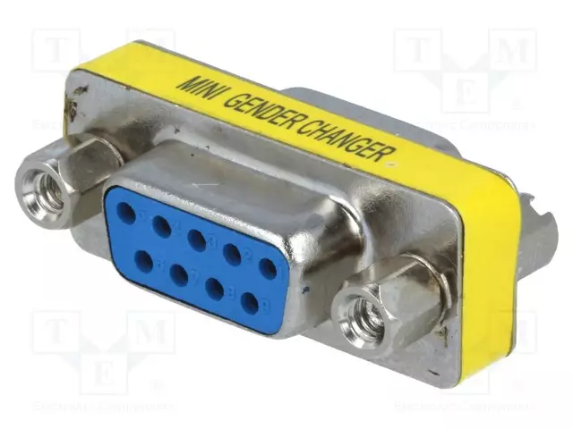 ADAPTERI - D-SUB 9PIN RASIA,MOLEMMIN PUOLIN - Tietokonekaapelit ja -adapterit - GCM-9F9F - 1