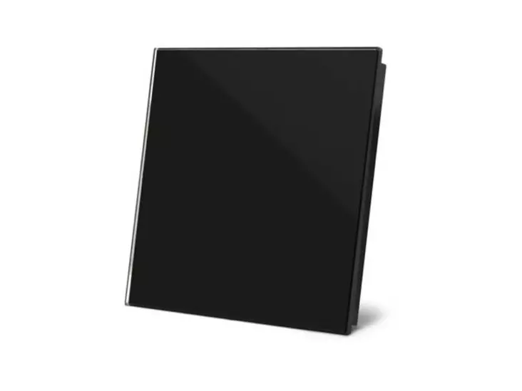 Edge-Lit control module with 1 touch key - frosted black edition - Taloautomaatio - VMBEL1-BF - 1