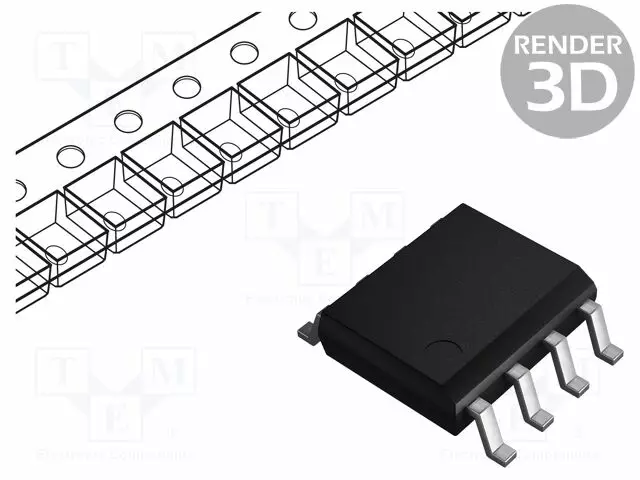 IC: DRIVER - FLYBACK,PUSH-PULL,LLC-RESONANSSIPIIRI - SO8 - -7÷2A - MOSFET/IGBT ajurit - IR11672ASTRPBF - 1