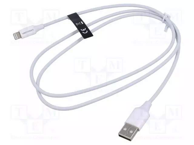 KAAPELI - USB 2.0 - APPLE LIGHTNING-PISTOKE,USB A PISTOKE - 1M - USB kaapelit ja adapterit - LAFWF - 1