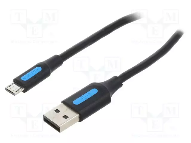 KAAPELI - USB 2.0 - USB A PISTOKE,USB B MIKROPISTOKE - NIKKELÖITY - USB kaapelit ja adapterit - COLBF - 1