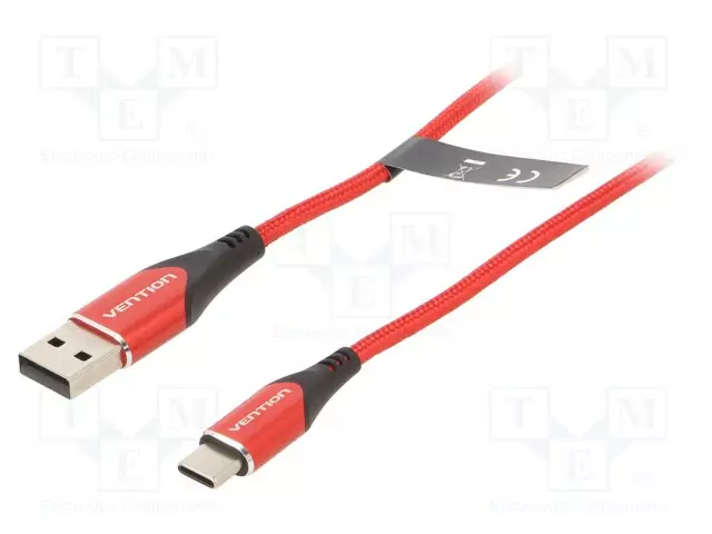 KAAPELI - USB 2.0 - USB A PISTOKE,USB C PISTOKE - NIKKELÖITY - 1M - USB kaapelit ja adapterit - CODRF - 1