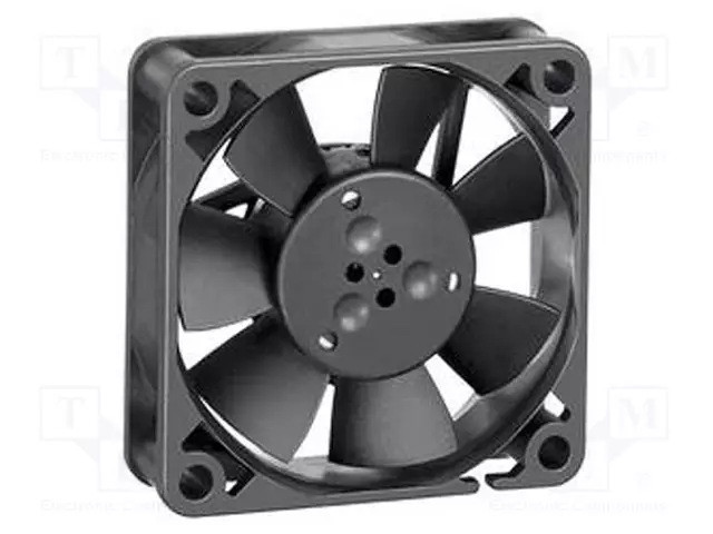 LAITETUULETIN - DC - 24VDC - 50X50X15MM - 20M3/H - 30DBA - KUULA - DC 24V tuulettimet - 514F - 1