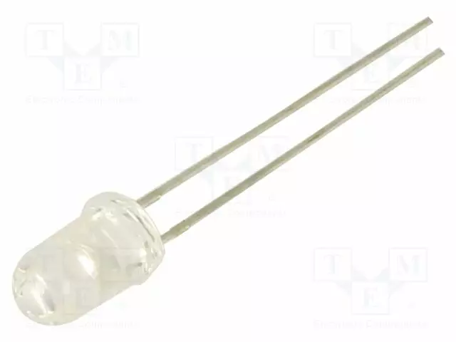 LED - PUNAINEN - 5MM - 60MCD - 35° - 1,7VDC - Pyöreät LEDit - 5SRC-F - 1
