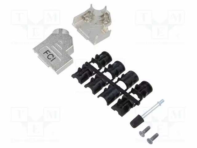 LIITINKOTELO: D-SUB - D-SUB 9PIN - KULMA 45° - LUKITUS: RUUVIT - D liitinkotelot - 8655MHRA0901LF - 1