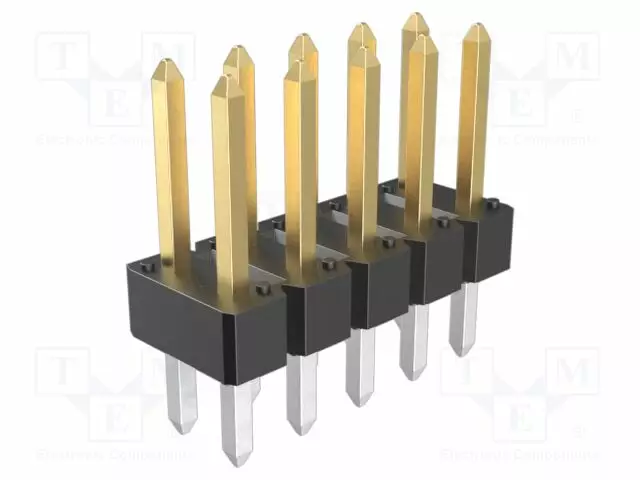 PIIKKIRIMALIITIN - PIN-LIITIN - UROS - PIN: 10 - THT - BERGSTIK - SUORA - 2,54MM - Piikkirimaliittimet - 77313-118-10LF - 1