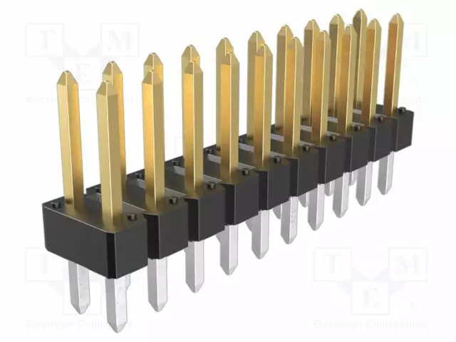 PIIKKIRIMALIITIN - PIN-LIITIN - UROS - PIN: 20 - THT - BERGSTIK - SUORA - 2,54MM - Piikkirimaliittimet - 77313-118-20LF - 1