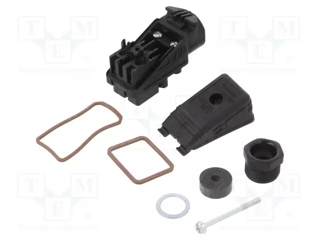 LIITIN: SUORAKULMA - GO - PISTOKE - NAARAS - PIN: 7 - 10A - 250V - IP65 - G liittimet - GO610WF - 1