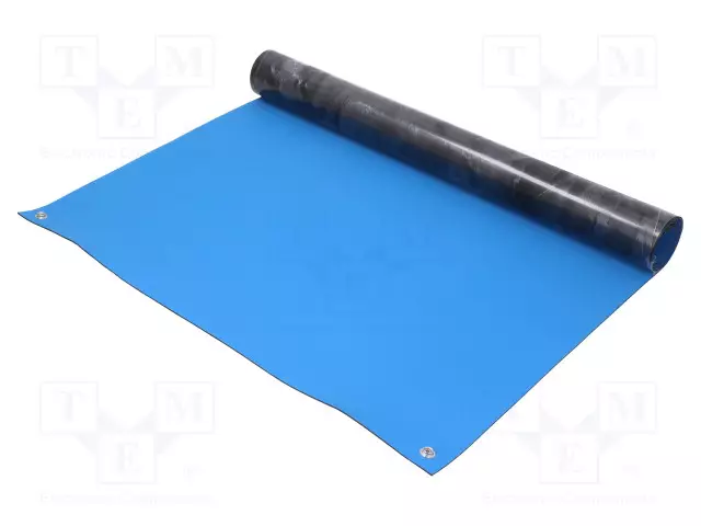 MATTO: PÖYTÄ-ESD - SININEN - PIT: 1,2M - LEV: 0,6M - PAKS: 2MM - 180°C - ESD työalustat - ATS-082-0028F - 1