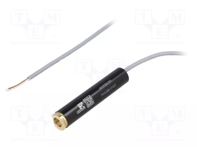 LASERMODUULI - 17MW - PUNAINEN - PISTE - 635NM - 4,5÷6VDC - 30÷150MA - Lasermodulit - FP-D-635-17-C-F - 1