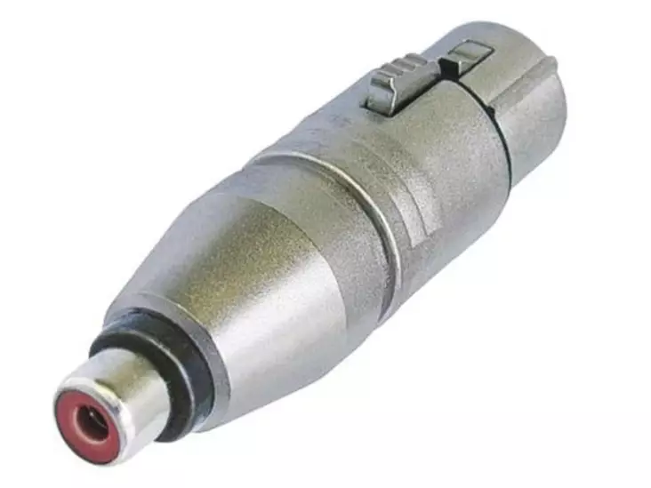 NEUTRIK - 3-POLE XLR FEMALE TO RCA/PHONO FEMALE - XLR liittimet ja tarvikkeet - NA2FPMF - 1