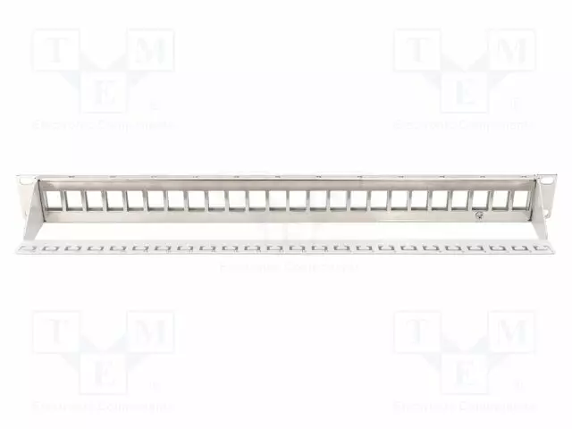 PATCH PANEL - KEYSTONE - RACK - HARMAA - RACK 19" - PORTTIEN LUKU: 24 - Tietokonetarvikkeet - muut - DN-91410-LF - 1