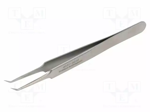 PINSETTI - 115MM - TARKKOIHIN TÖIHIN - TERÄT: KAPEAT,TAIVUTETUT - Tarkkuus-atulat ja pinsetit - WEL.5BSAF - 1